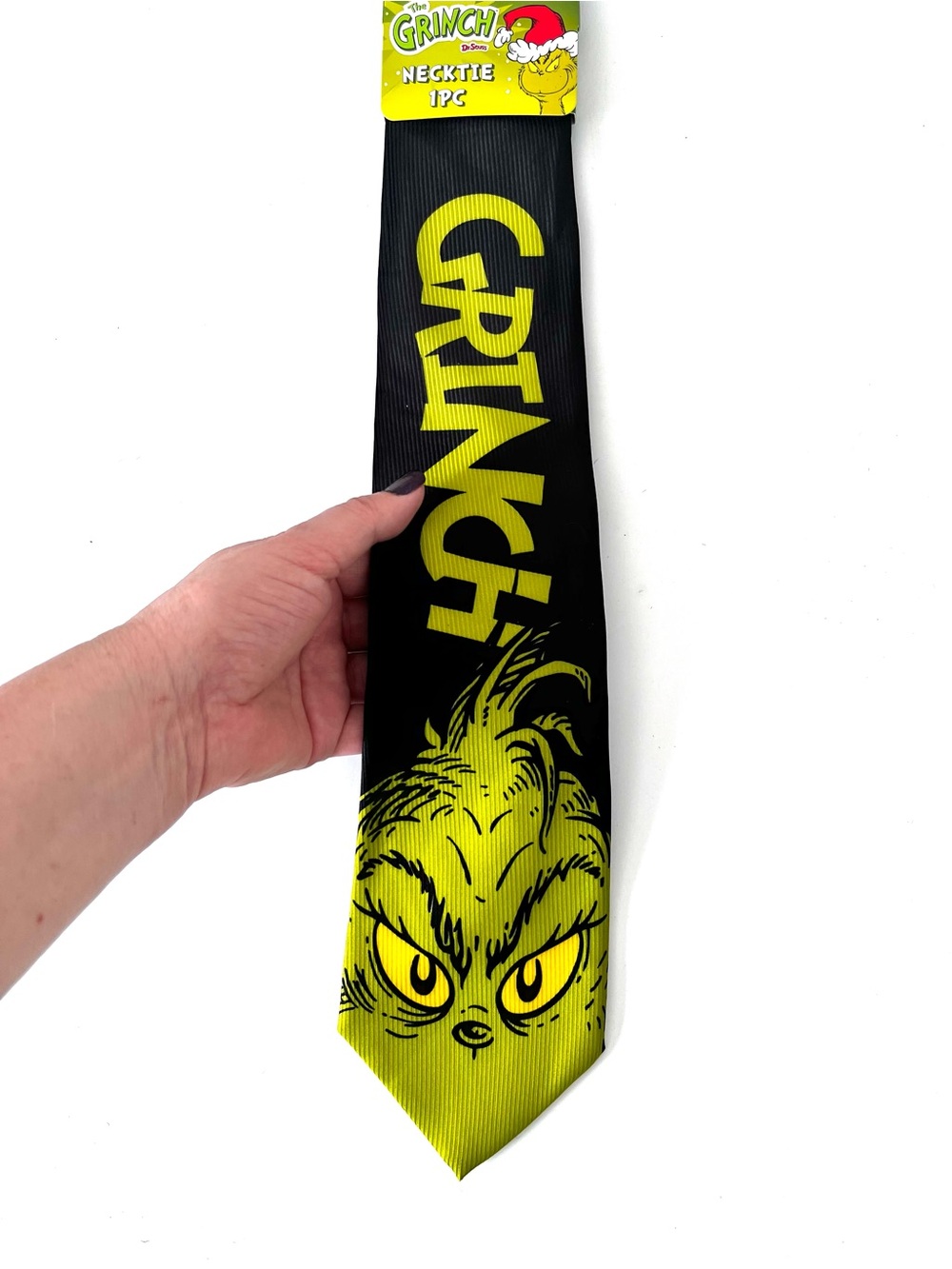 Dr. Suess Grinch Tie Men’s The Grinch Who Stole Christmas Officially Licensed